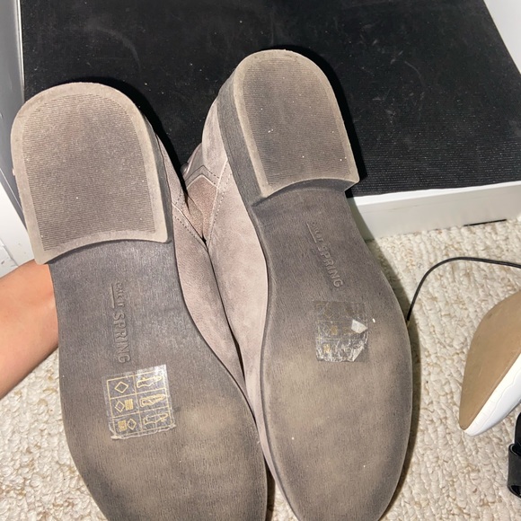 Grey/ Tan Ankle Boots Call It Spring - Picture 6 of 6